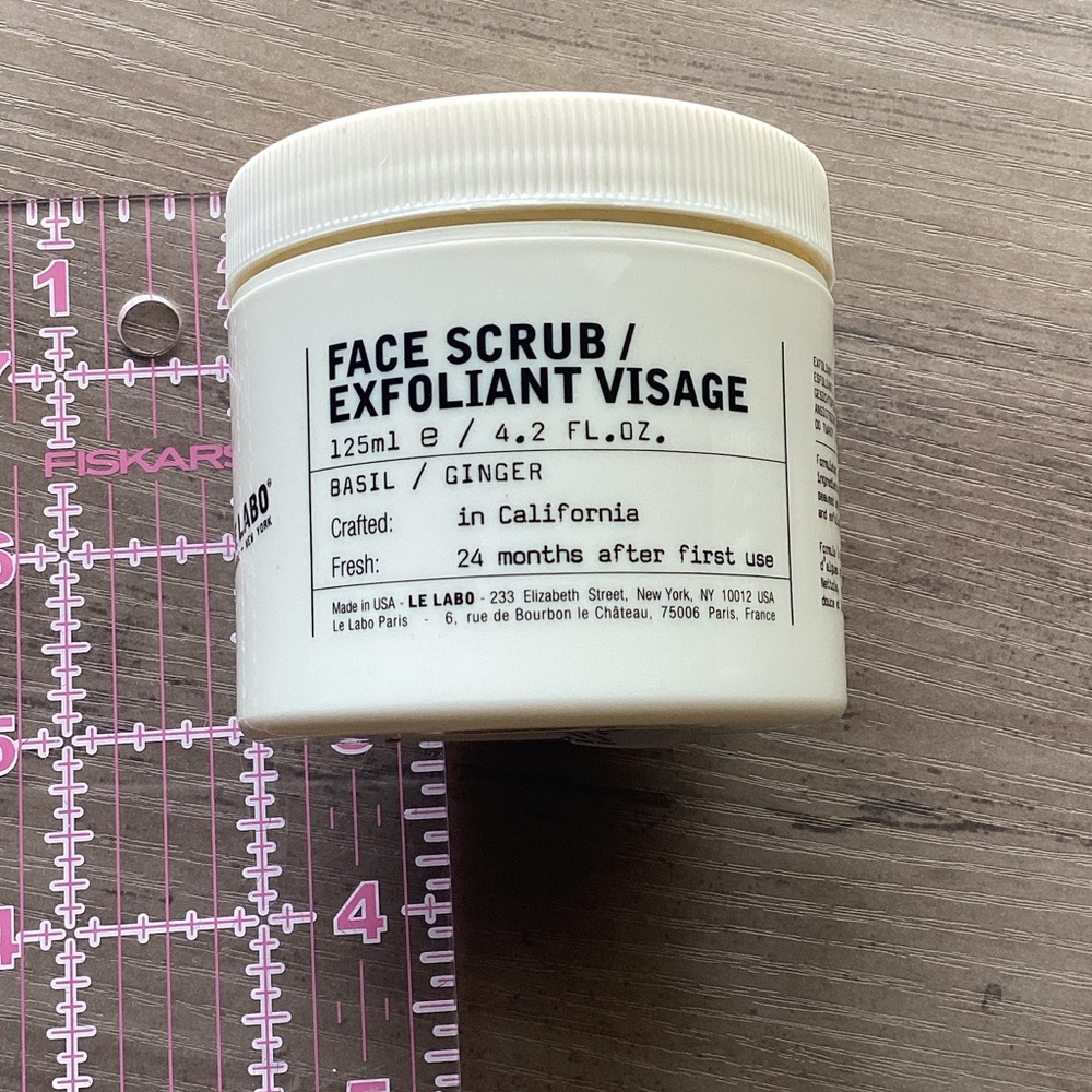 New Le Labo Face Scrub: Basil and Ginger (4.2 oz)